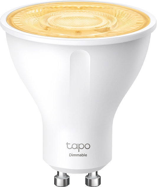 TP LINK Okos Wi-Fi spot izzó, szabályozható, meleg fehér, 350 Lumen, GU10, 2,9W (Tapo L610)