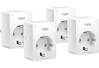 TP LINK Tapo P110 Mini Wi-Fi-s okos konnektor, fogyasztás mérővel, 4-es csomag (Tapo P110 4-pack)