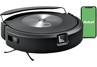 IROBOT Roomba Combo  j7 - Robot aspirateur laveur (Argent/Noir)