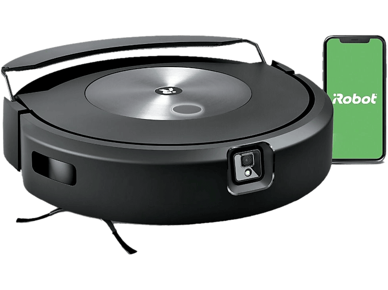 IROBOT Roomba Combo j7 Saug und Wischroboter (Silber/Schwarz, Laufzeit