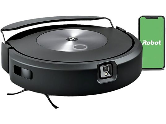 IROBOT Roomba combo j7 - Robot aspirapolvere e lavapavimenti (Argento/nero)