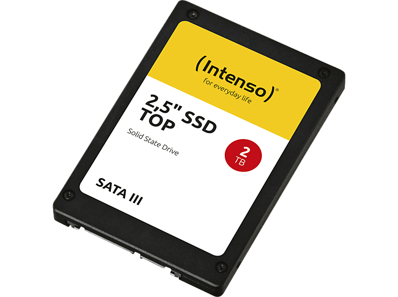 INTENSO SATA III Top Festplatte 2 TB SSD SATA 6 Gbps 2 5 Zoll Intern 