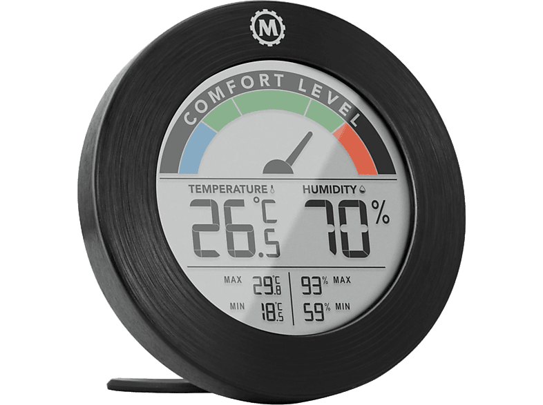 Oregon Scientific Hygrometer Thermometer Comfort Zwart (ba030018-bk)