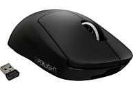 LOGITECH PRO X SUPERLIGHT - Gaming Maus, Kabellos, Optisch mit Leuchtdioden, 25600 dpi, Schwarz