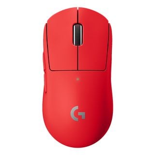 LOGITECH PRO X SUPERLIGHT - Mouse per gaming, Senza cavi, Ottica con LED, 25600 dpi, Rosso