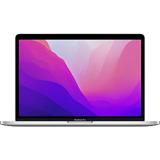 APPLE MacBook Pro 13 Zoll, M2 Chip 8-Core und 10-Core GPU, 8GB RAM, 256 SSD, Silber (MNEP3D/A)