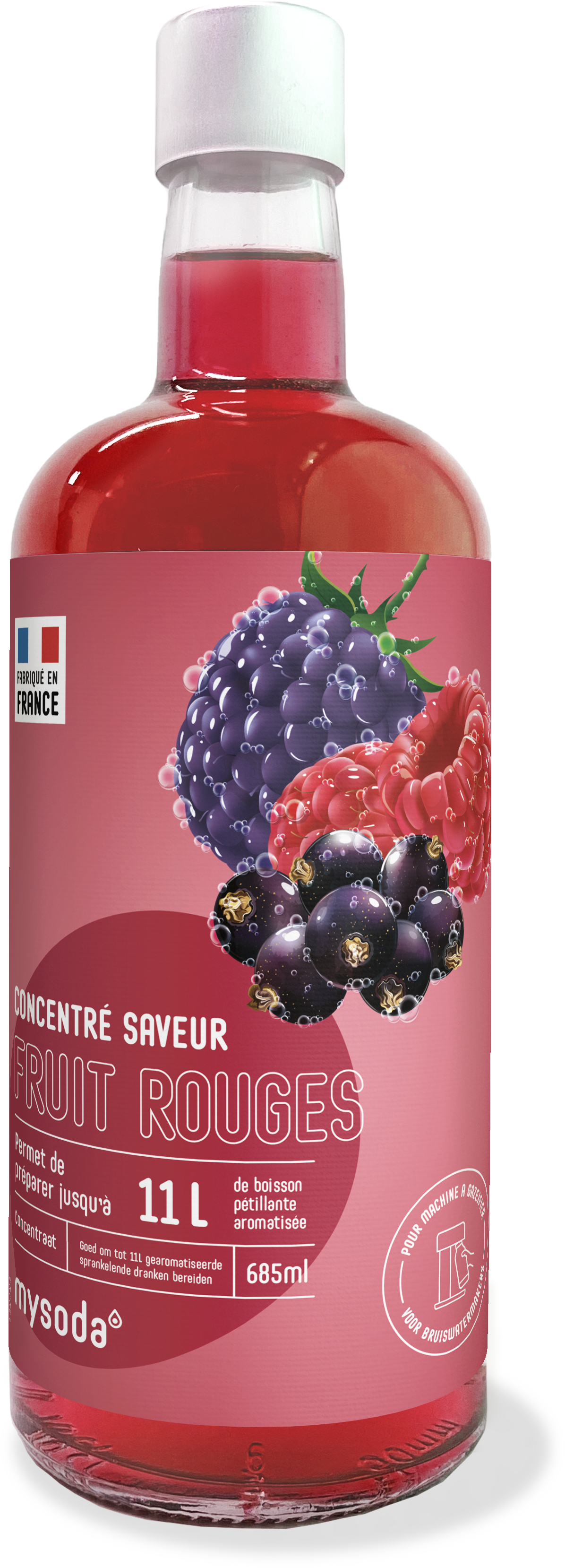 MYSODA Sirop Fruits Rouges