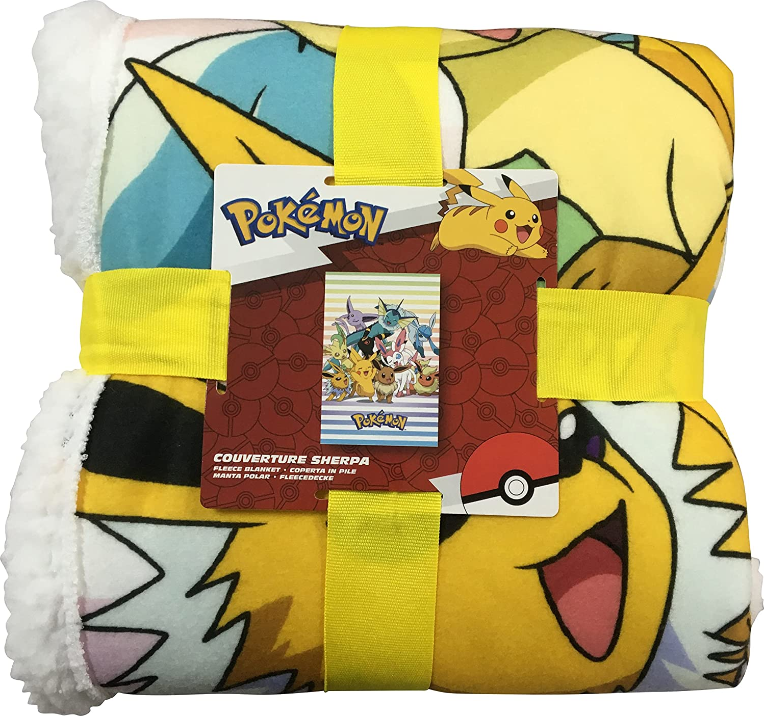 HACHETTE Pokémon Sherpa - Fleecedecke (Mehrfarbig)