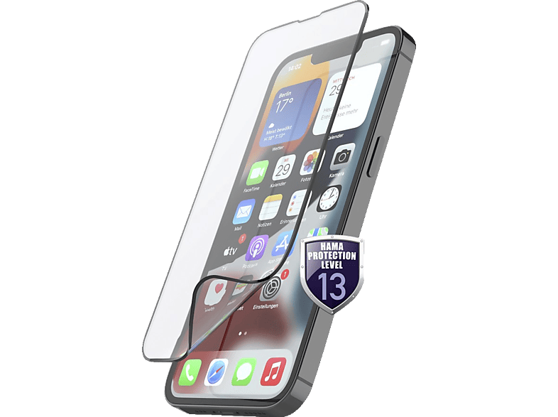 14 Apple iPhone Displayschutz HAMA Hiflex Plus) (für