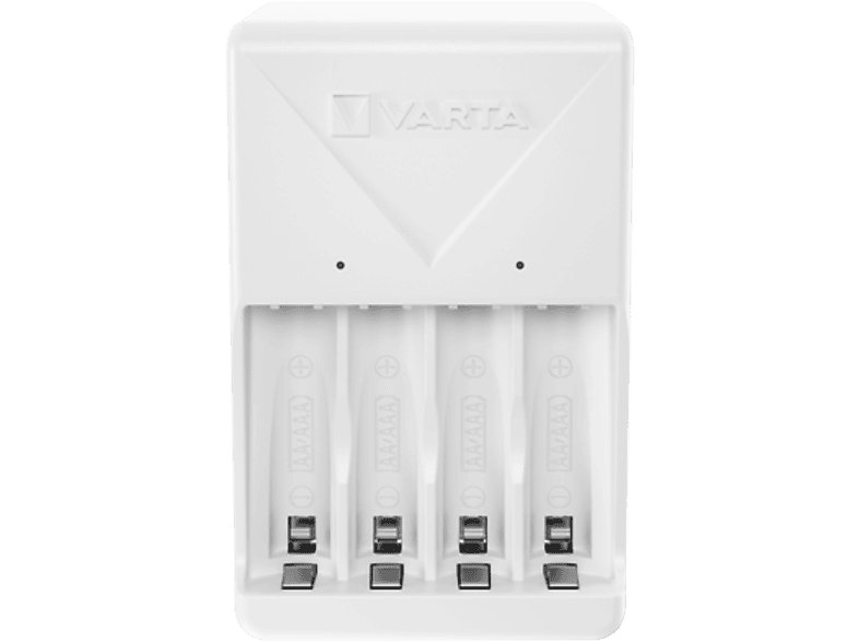 VARTA Plug akkumulátor töltő 4x2100mAh ceruza akkumulátorral, fehér (57657101451)