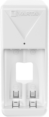 VARTA Mini akkumulátor töltő 2xAAA 800mAh mikro akkumulátorral, fehér (57656201421)