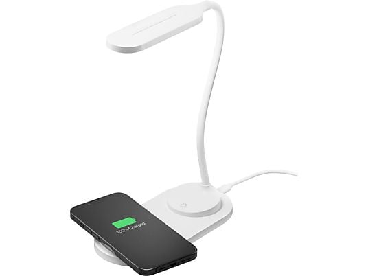 CELLULARLINE Lume - Wireless Ladestation mit LED Lampe (Weiss)