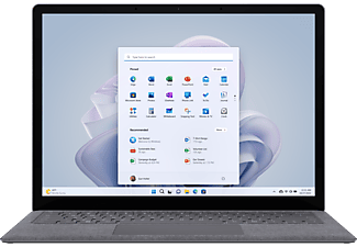 Microsoft Surface Laptop 5 Notebook 13.5 Zoll, 256 GB SSD, Platin