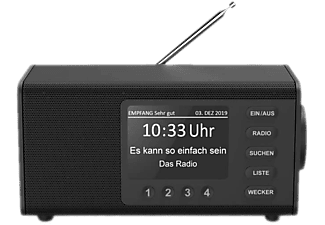 HAMA Radio numérique DAB+/ FM DR1000 Noir (00054897)