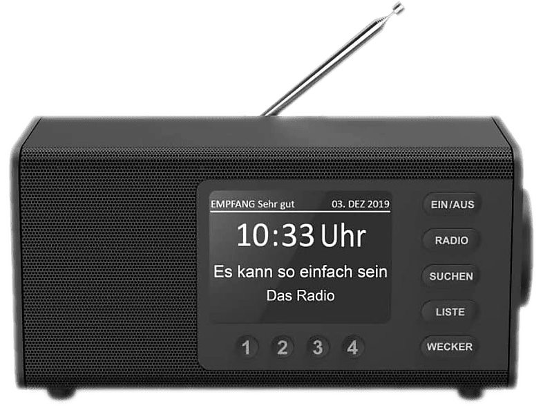 HAMA Radio numérique DAB+/ FM DR1000 Noir (00054897)