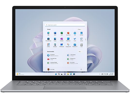 MICROSOFT Surface Laptop 5 - Notebook (15 ", 512 GB SSD, Platin)