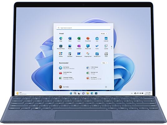 MICROSOFT Surface Pro 9 - tablette (13 ", 256 GB SSD, Saphir)