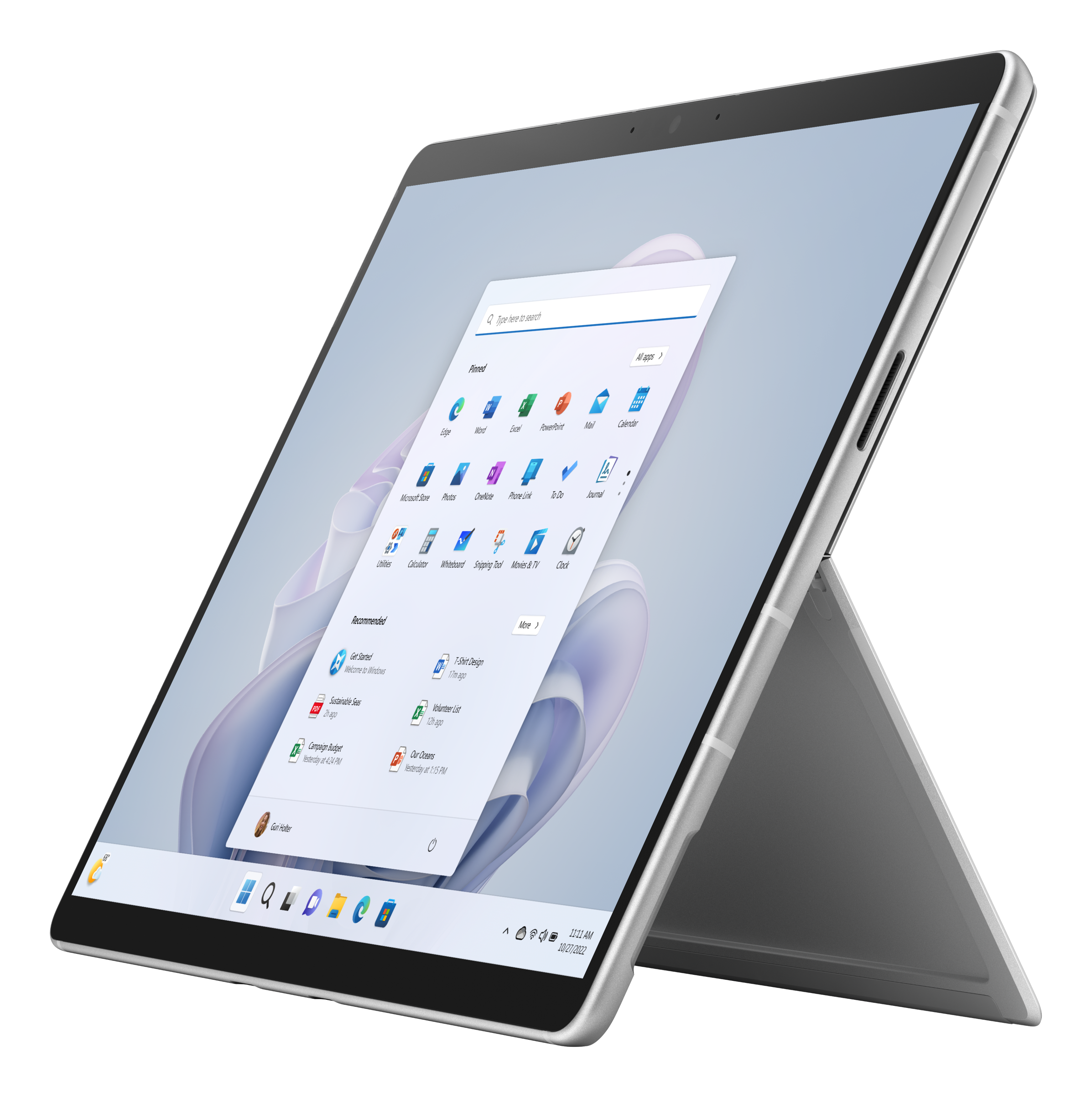 MICROSOFT Surface Pro 9 - Tablet (13 ", 256 GB SSD, Platino)