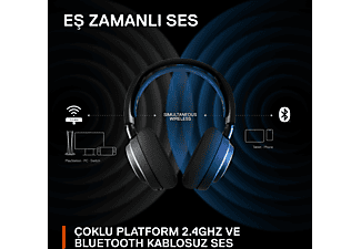 STEELSERIES Arctis Nova 7P Kablosuz Çoklu Sistemli Oyuncu Kulak Üstü Kulaklık Siyah_5