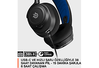 STEELSERIES Arctis Nova 7P Kablosuz Çoklu Sistemli Oyuncu Kulak Üstü Kulaklık Siyah_6