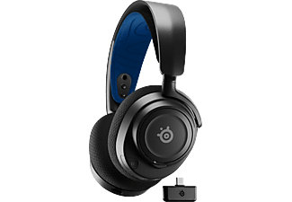 STEELSERIES Arctis Nova 7P Kablosuz Çoklu Sistemli Oyuncu Kulak Üstü Kulaklık Siyah