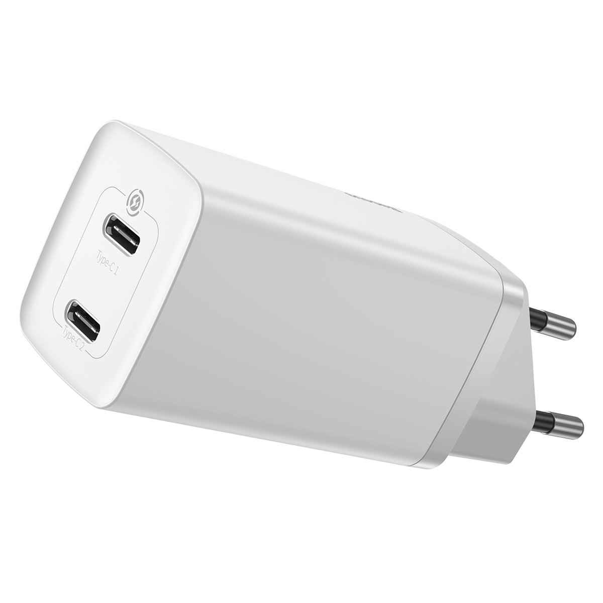 BASEUS GaN2 Lite QC. C+C 65W Şarj Cihazı Beyaz