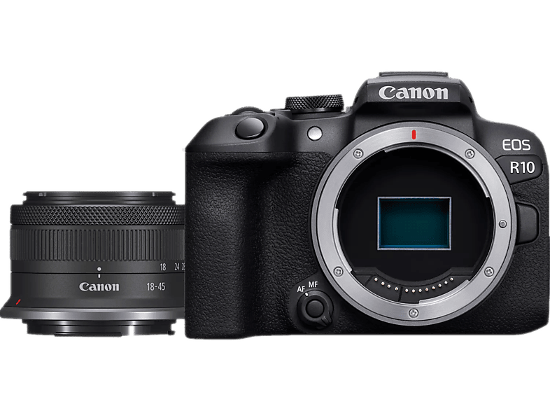 Canon Hybride Camera Eos R10 + Rf-s 18-45 Mm (5331c010aa)