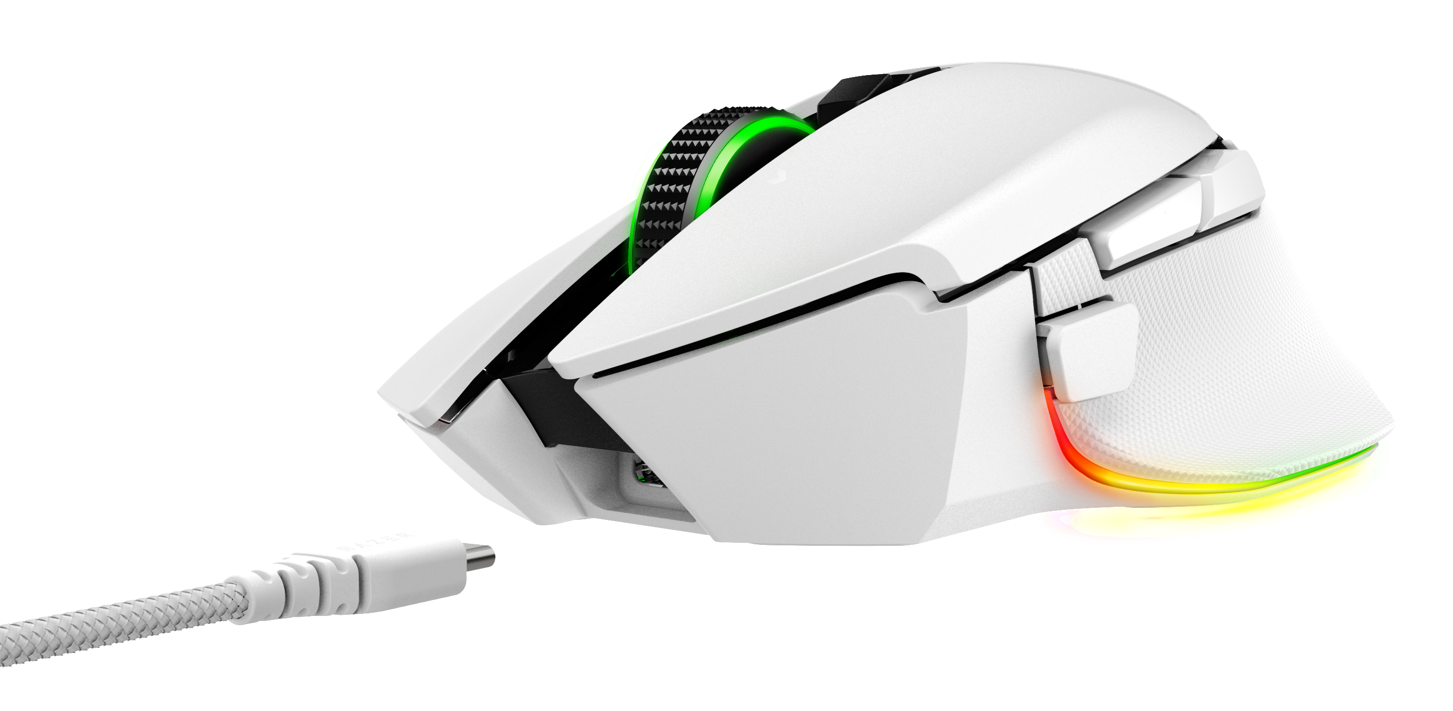 RAZER Basilisk V3 Pro Gaming Maus Mercury Weiß bei MediaMarkt