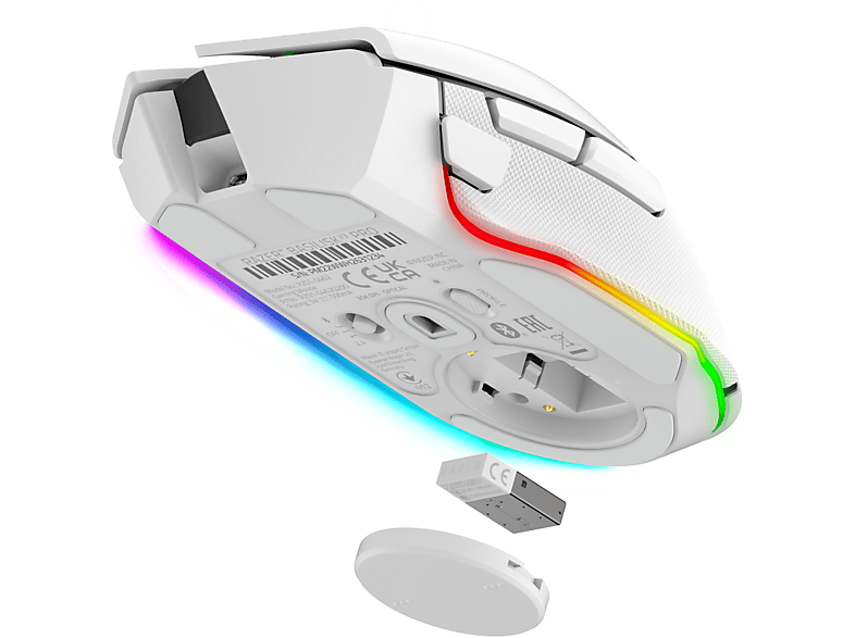 Thumbnail - RAZER Basilisk V3 Pro Gaming Maus, Mercury Weiß