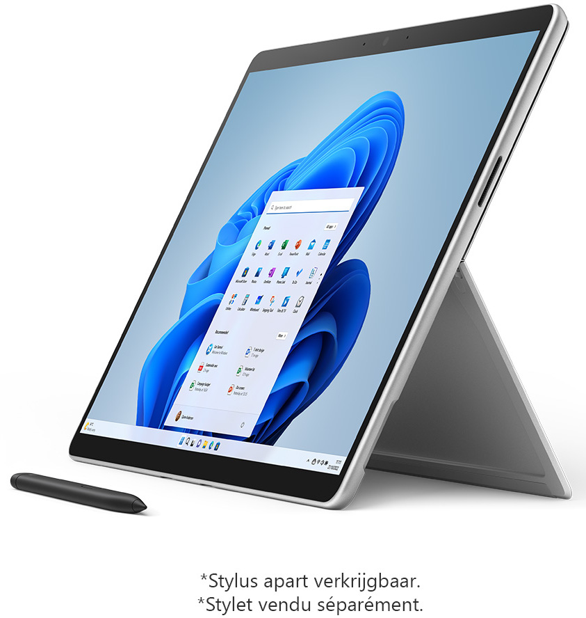 MICROSOFT Surface Pro 9 Intel Core i7-1255U 512 GB 16 GB RAM Wi-Fi Platinum (QIX-00004)