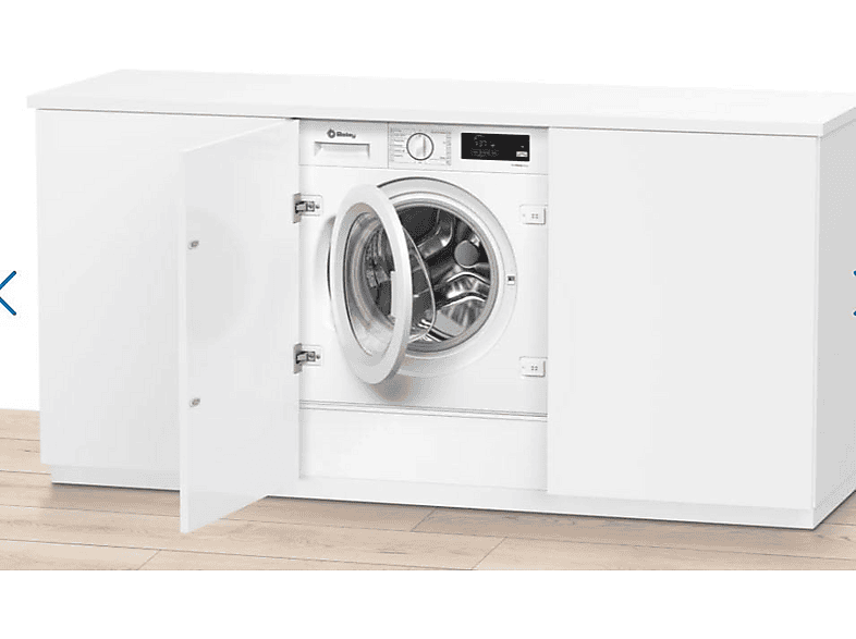 Lavadora integrable Balay 3TI987B, 8kg, 1400rpm, clase C, 62 kWh/100 ciclos, 66dB, blanco – imagen 3