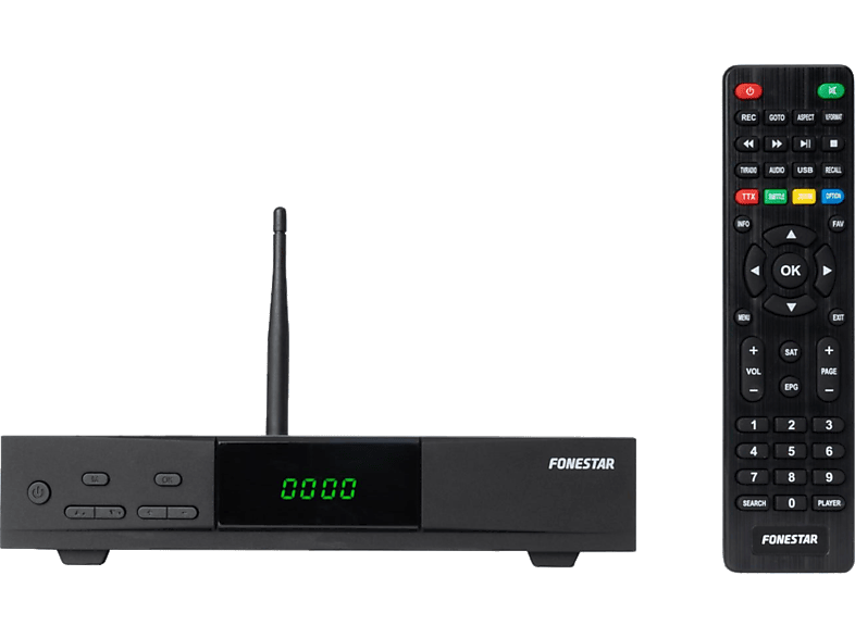 Receptor satélite - SAT 4K VIARK, Negro