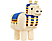 MATTEL Minecraft: Llama - Plüschfigur (Creme)