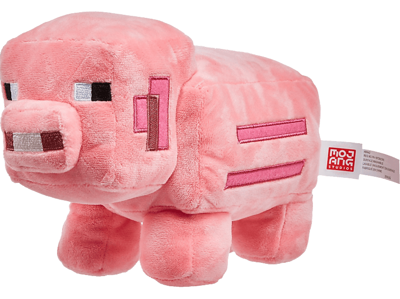 MATTEL Minecraft: Schwein - Plüschfigur (Rosa)