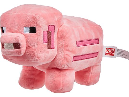 MATTEL Minecraft: Schwein - Plüschfigur (Rosa)