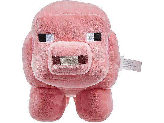 MATTEL Minecraft: Schwein - Plüschfigur (Rosa)
