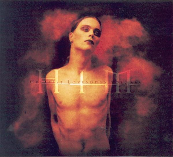 Pochette d'album avec un homme torse nu et fond rouge fumée.