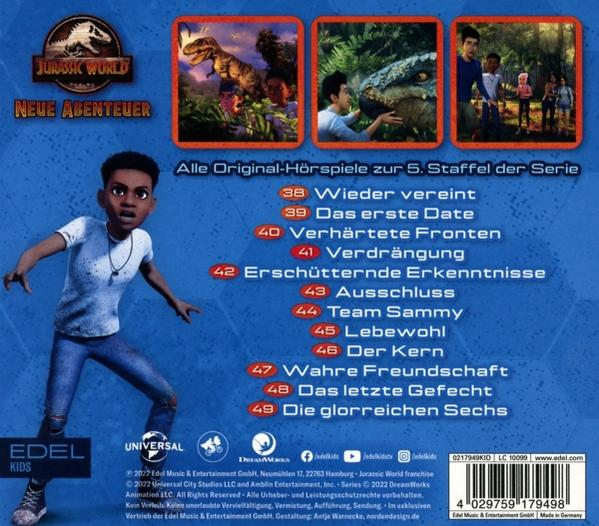 Bild zeigt ein DVD-Cover von Jurassic World: Neue Abenteuer.