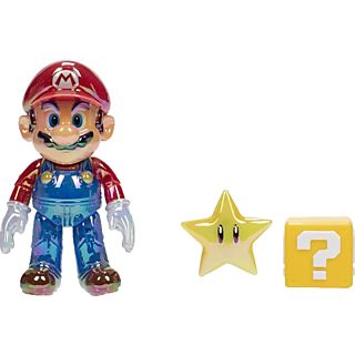 JAKKS PACIFIC Nintendo : mario avec étoile et bloc point d'interrogation - Figurine de collection (Multicolore)