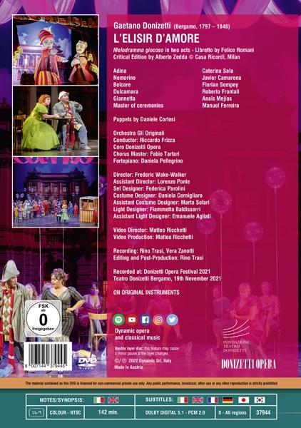 Sala/Camarena/Sempey/Frizza/Gli Originali/+ - L'elisir  d'amore  - (DVD)