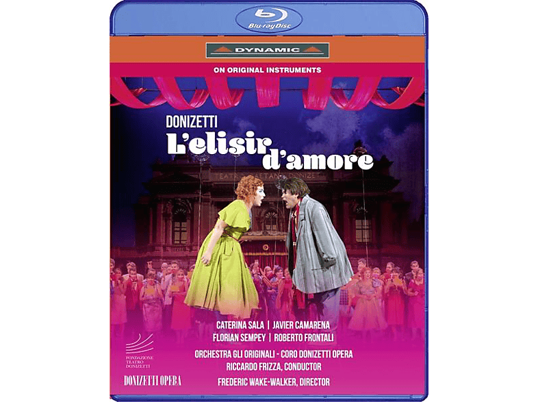 Sala/Camarena/Sempey/Frizza/Gli Originali/+ - L\'elisir d\'amore  - (Blu-ray) | Musik-DVD & Blu-ray