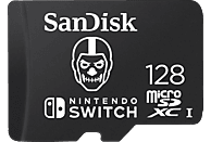 SANDISK für Nintendo Switch Fortnite Edition 128 GB, microSDXC-Speicherkarte, Schwarz