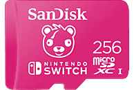 SANDISK für Nintendo Switch™ Fortnite Edition 256 GB, MicroSDXC-Speicherkarte, Pink