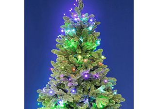 CHRISTMAS LIGHTING iSparkle applikációval vezérelhető kül- és beltéri LED fényfüzér, 96 LED, borostyán (LEDS096V)