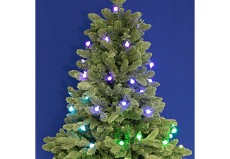 CHRISTMAS LIGHTING iSparkle applikációval vezérelhető kül- és beltéri LED fényfüzér, gömb dekor,120 LED, (LEDS120DV)