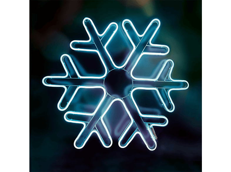 CHRISTMAS LIGHTING kültéri hókristály neon-light, 59x53cm (NEON 2)