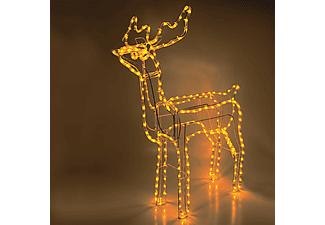 CHRISTMAS LIGHTING kültéri szarvas rope-light, 85x98,5 cm (ROPE 1)