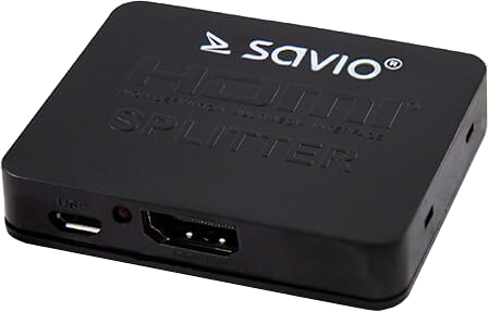 SAVIO HDMI v1.4 elosztó, 1x bemenet, 2x kimenet (CL-93)