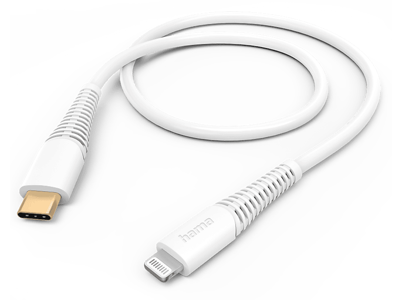 HAMA FIC E3 lightning -USB Type-C kábel, 1,5 méter, fehér (201603)