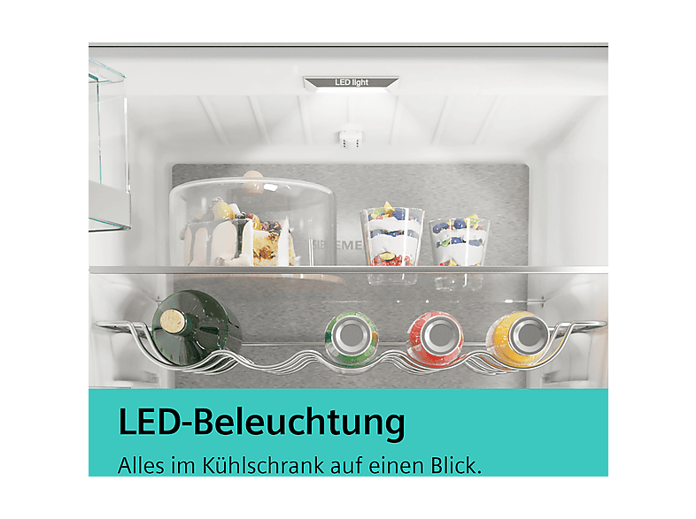 Siemens KI21RNSE0 Kühlschrank, Schlepptürtechnik (E, 874 mm hoch, Weiß, 136 l) — Foto 5 von 5